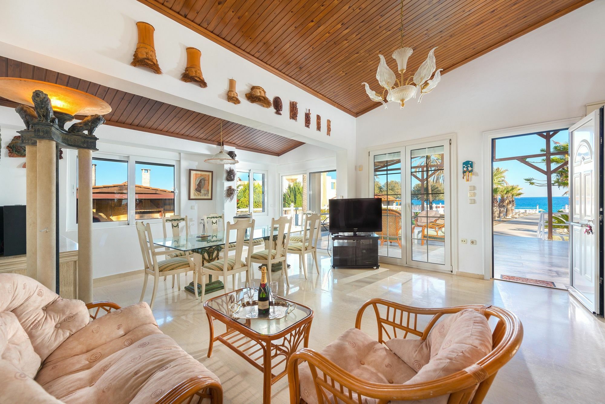 Villa Maria Beachfront Residence Kiotári Kültér fotó